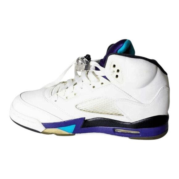 NIKE Air Jordan 5 Retro 'Grape' Sneakers Size 5.5Y/W7 - Picture 7 of 9